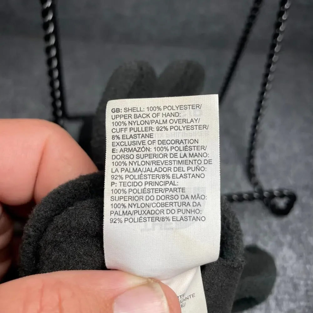 The North Face Youth Denali U/R Powered Gloves Youth Small Black Etip Light